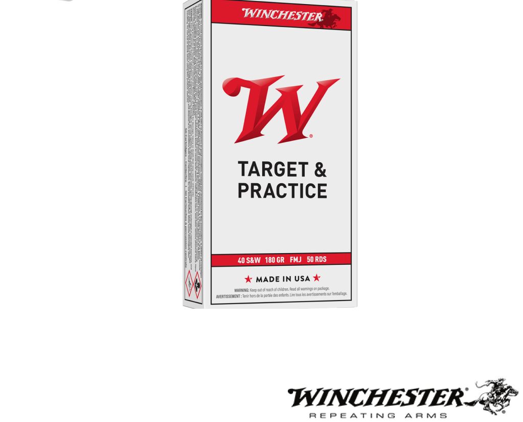 Winchester .40 S&W 180gr. FMJ 50rds