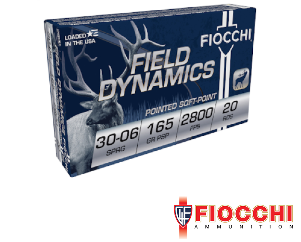 Fiocchi .30-06 Springfield 165GR PSP (20rds & 200rds)