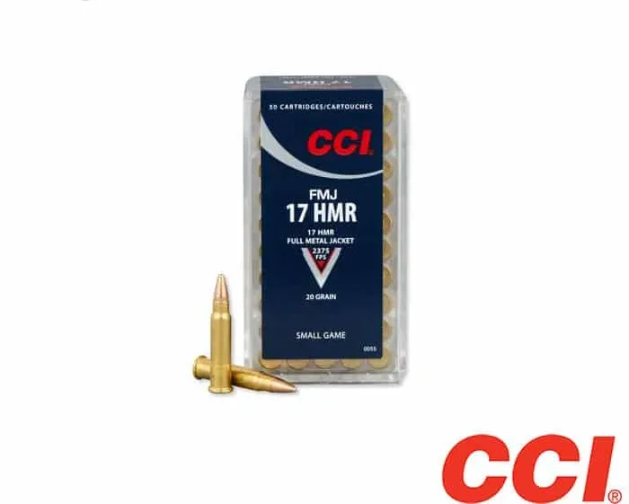 CCI .17 HMR 20gr. FMJ (50rds & 500rds)