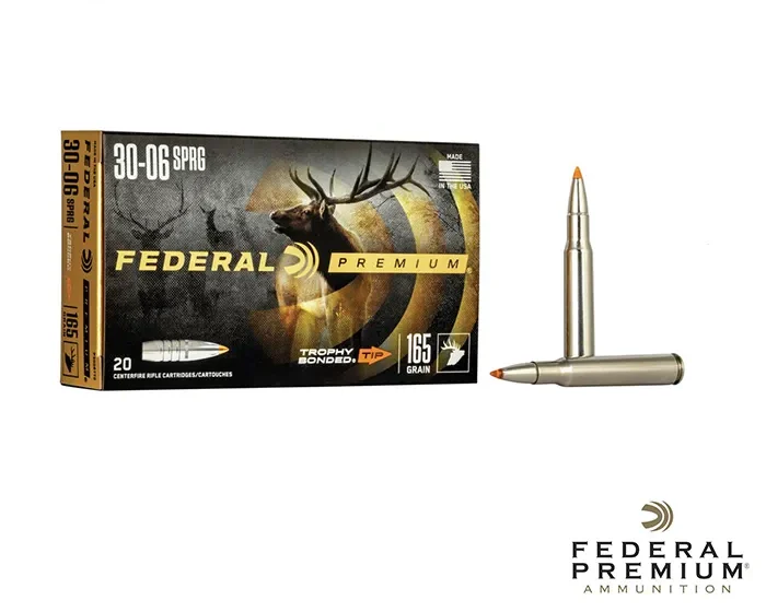 Federal Premium .30-06 Springfield 165gr. TBT (20rds & 200rds)
